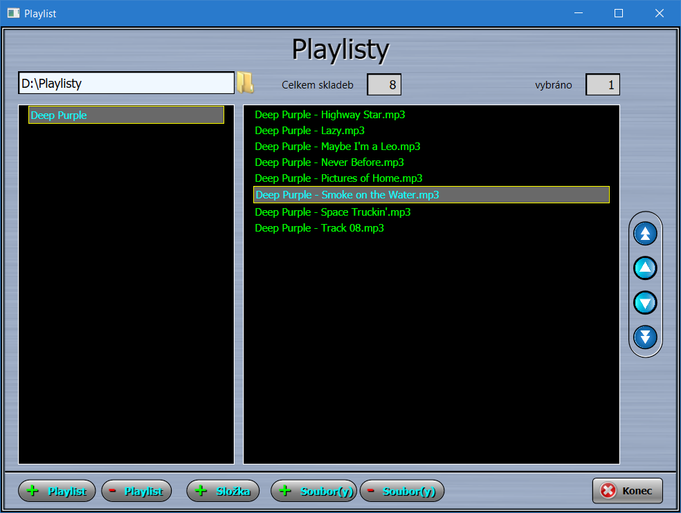 Práce s hudebními playlisty v C# .NET WPF - WPF - Okenní aplikace v C# .NET