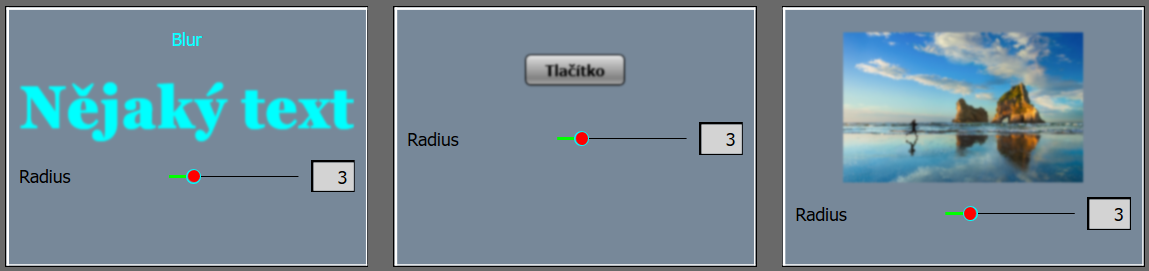 2D efekt rozmazání v C# .NET WPF - WPF - Okenní aplikace v C# .NET