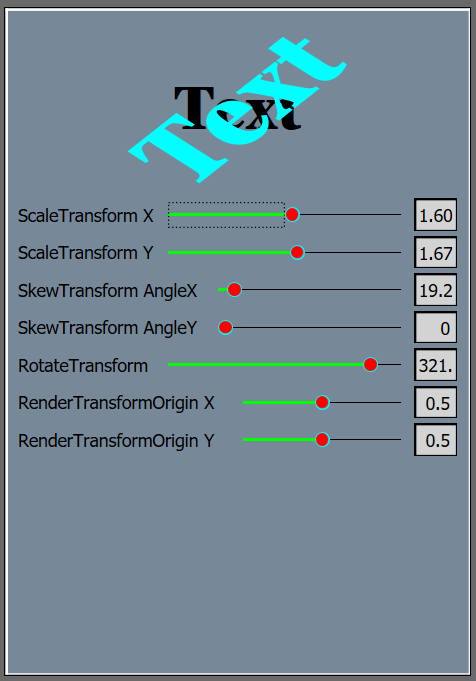 Efekty transformace v C# .NET WPF - WPF - Okenní aplikace v C# .NET