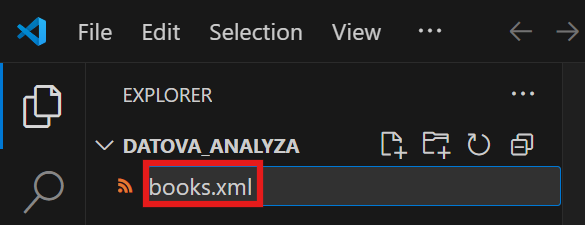 Vytvoříme soubor books.xml - Úvod do datové analýzy a obchodního rozhodování