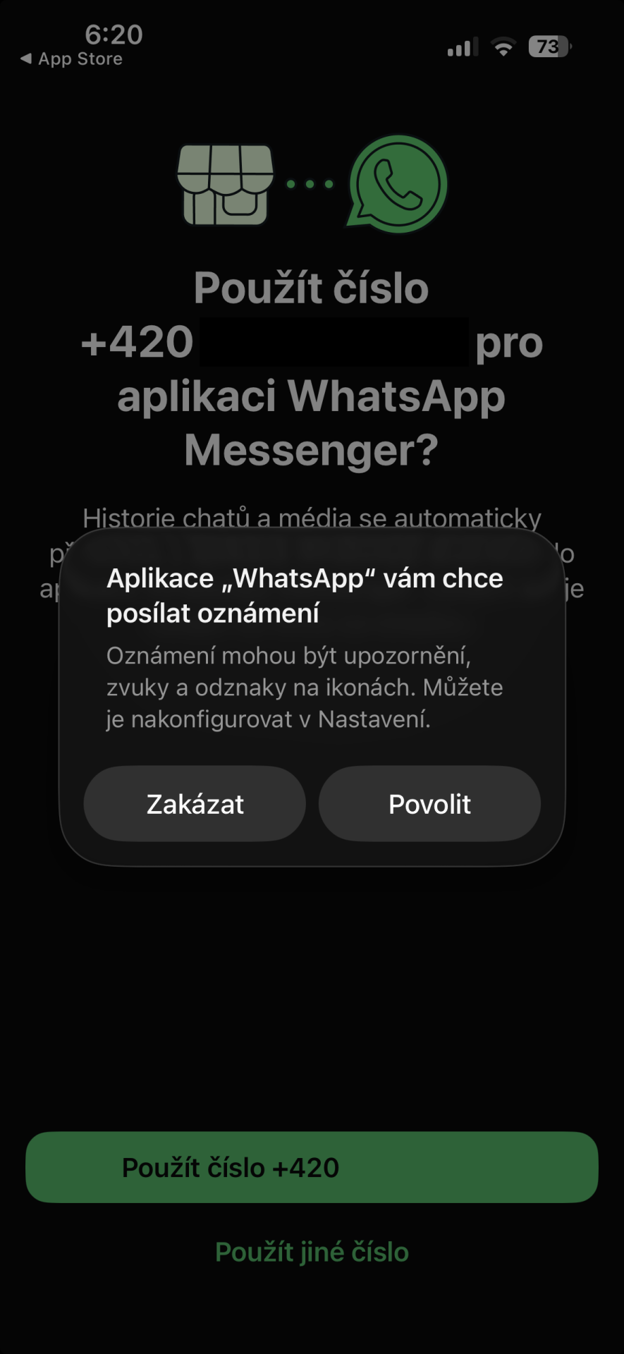 Potvrzení oznámení - Využívání aplikací na telefonu a tabletu