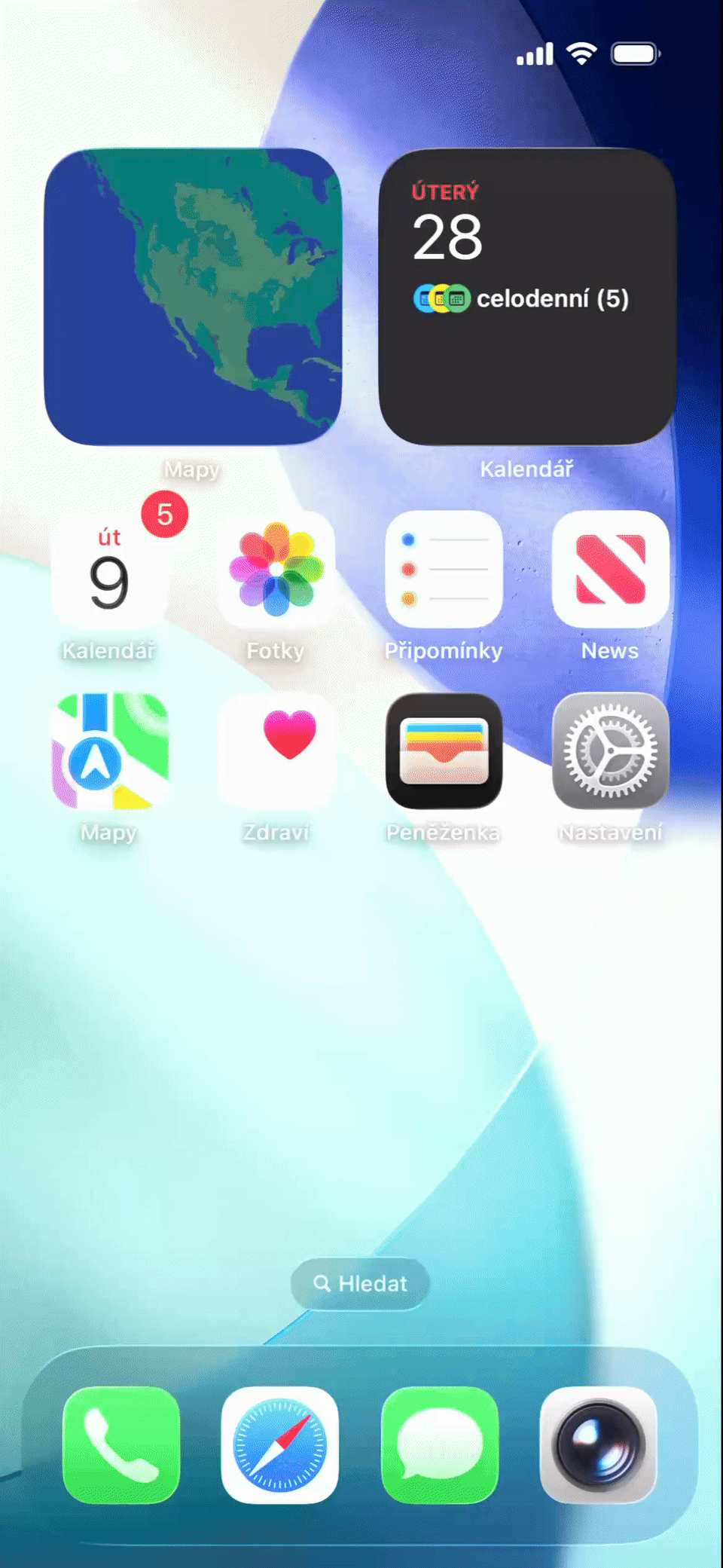 Aplikace Telefon – iPhone - Základy práce se smartphonem