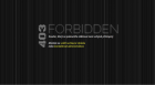 Šablona: Chyba 403 - Forbidden