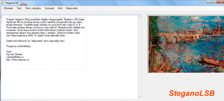 Krátké pojednání o digitální steganografii - Grafické algoritmy