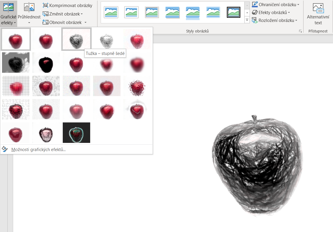 Grafické efekty obrázků v Microsoft PowerPoint - Základy Microsoft PowerPoint