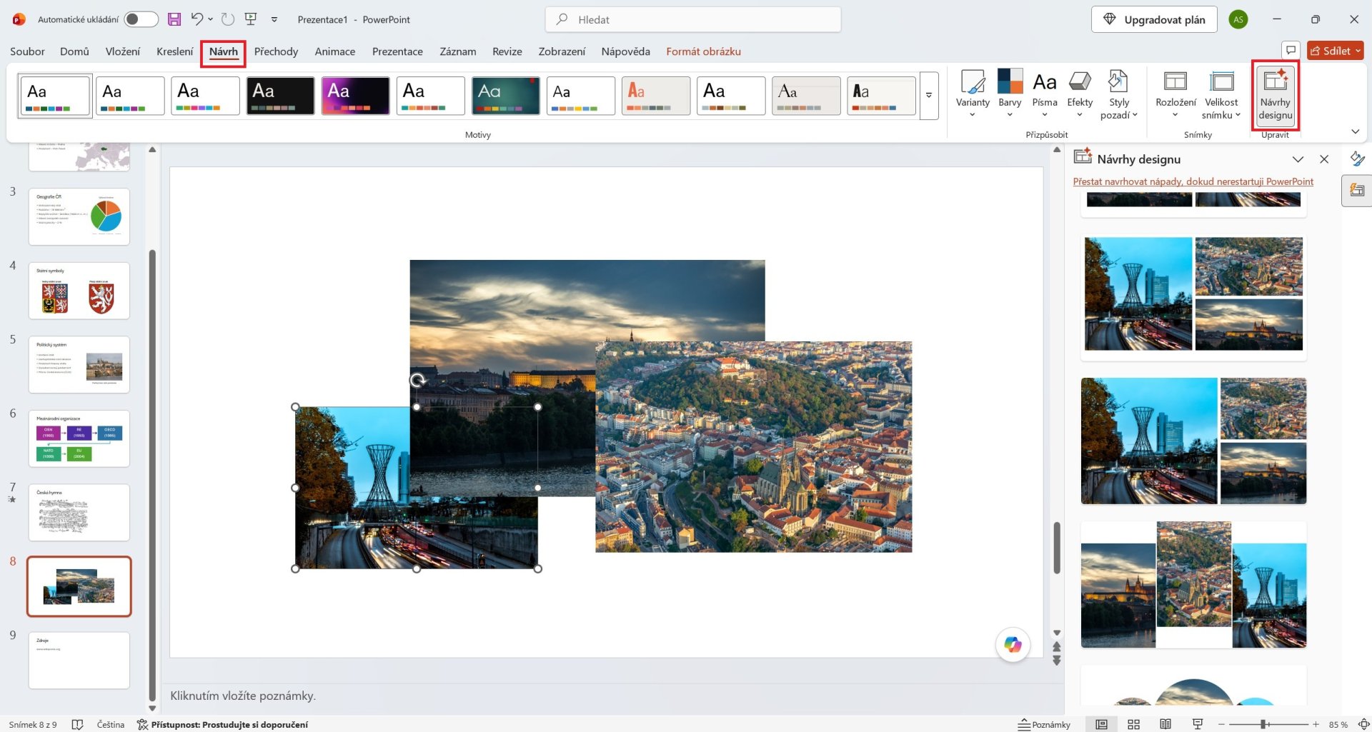 Návrhy designu v Microsoft PowerPointu - Základy Microsoft PowerPoint