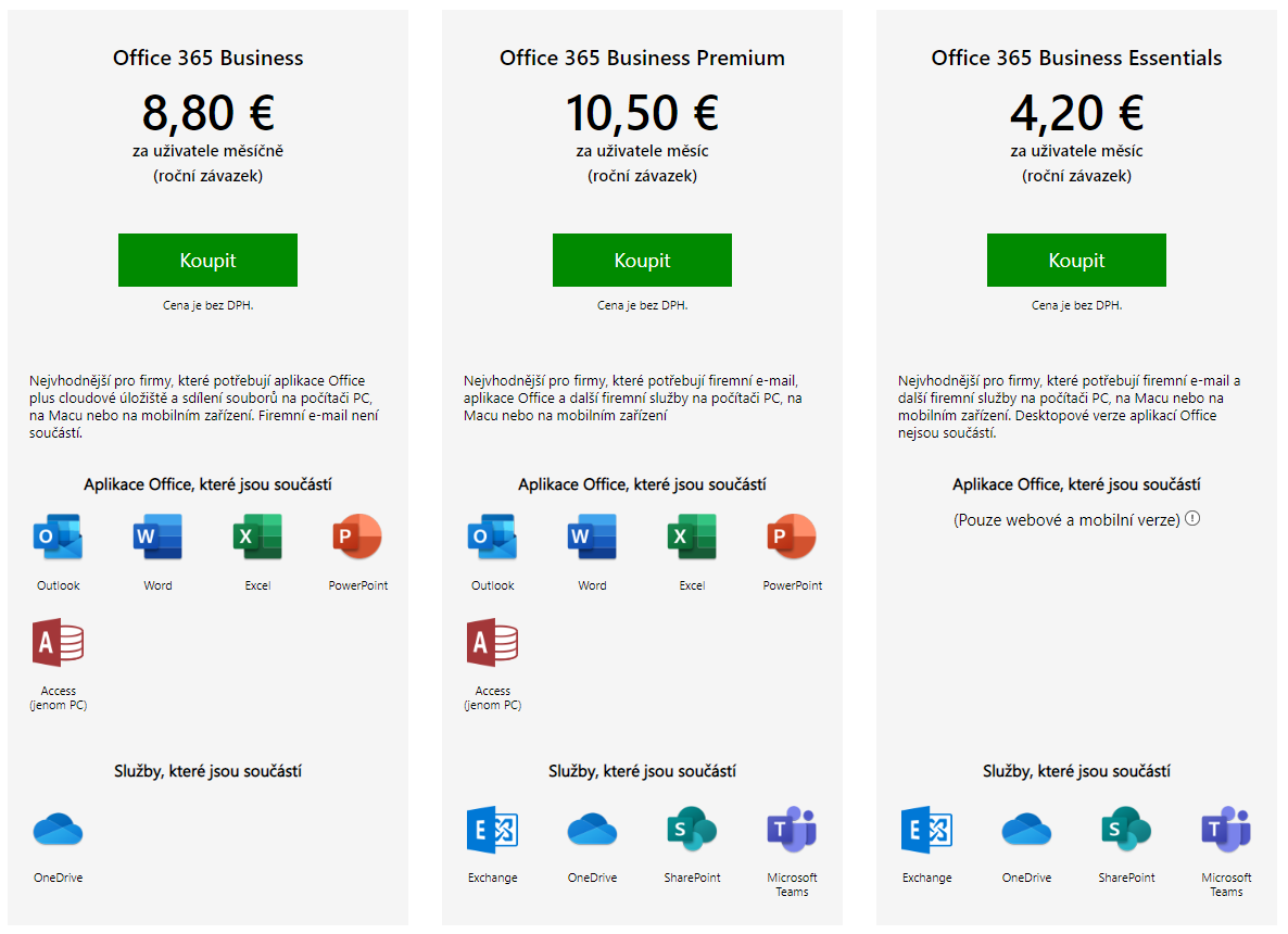 Microsoft Office pro firmy - Microsoft Office