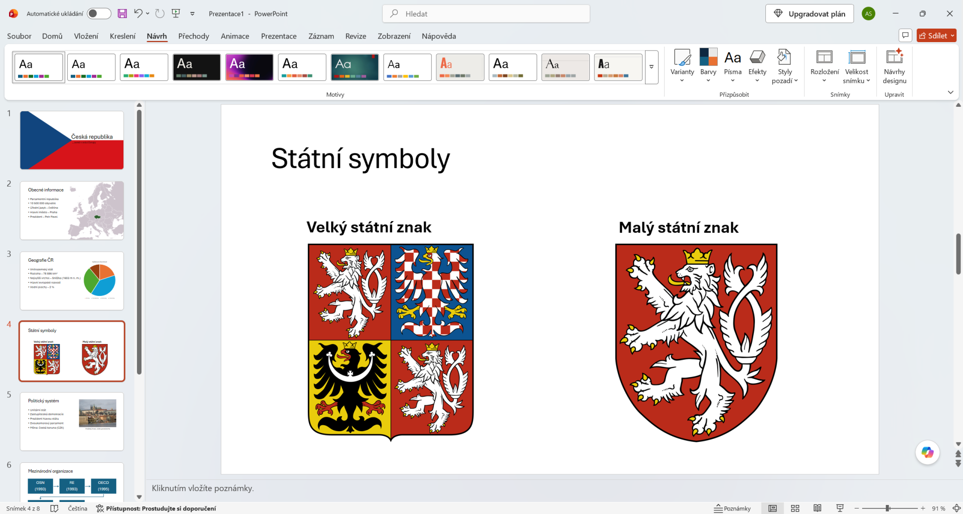 Úprava rozložení obsahu snímku v Microsoft PowerPointu - Základy Microsoft PowerPoint