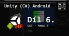 Unity (C#) Android: GUI - menu 2