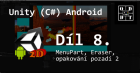 Unity (C#) Android: MenuPart, Eraser, pozadí 2