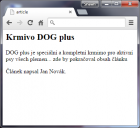 article - Český HTML 5 manuál