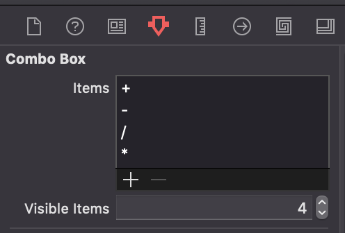 Prvky ComboBoxu v Xcode - macOS - Desktopové aplikace ve Swift