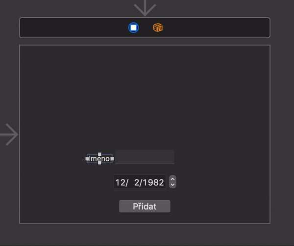 Zarovnání labelu s komponentou v macOS aplikaci v Xcode - macOS - Desktopové aplikace ve Swift