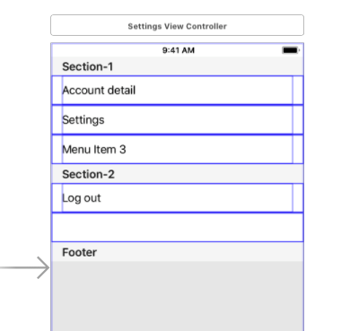 Sekce v statickém TableView v Xcode - iOS - Vyvíjíme mobilní aplikace ve Swift