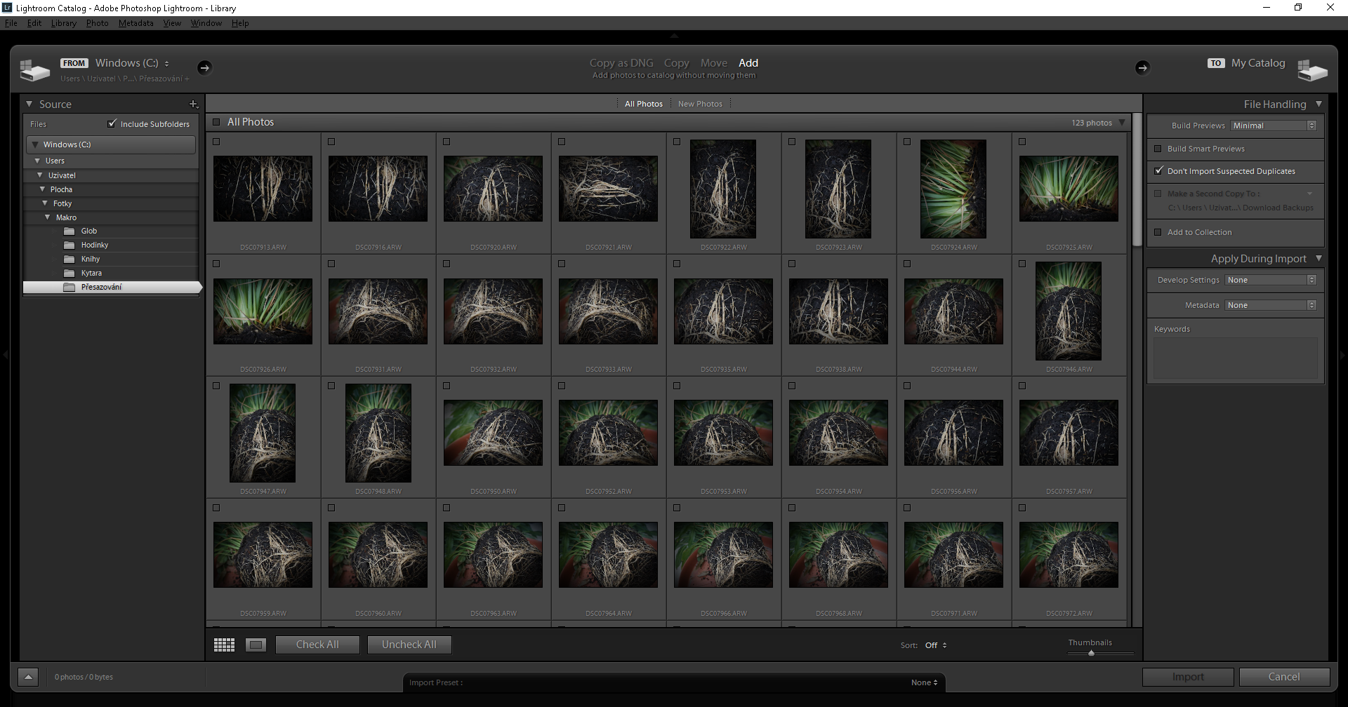 Lightroom - Adobe Lightroom - Proces postprodukce