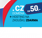 2 měsíce hostingu zdarma a k tomu .CZ doménu jen za 50 Kč!