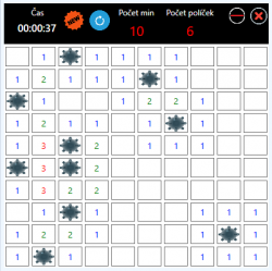 MineSweeper v C# .NET WPF