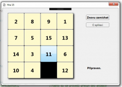 Hra 15 v C# .NET WPF