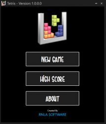 Tetris v C# .NET WPF