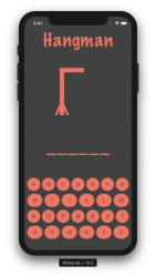 iOS hra Hangman (oběšenec) s animacemi ve Swiftu