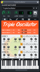 Efekty, nástroje a Triple oscillator v LMMS