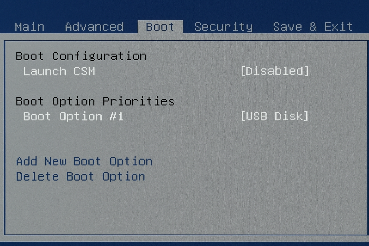 Nastavení bootování z USB flash disku v BIOSu - Základy Windows