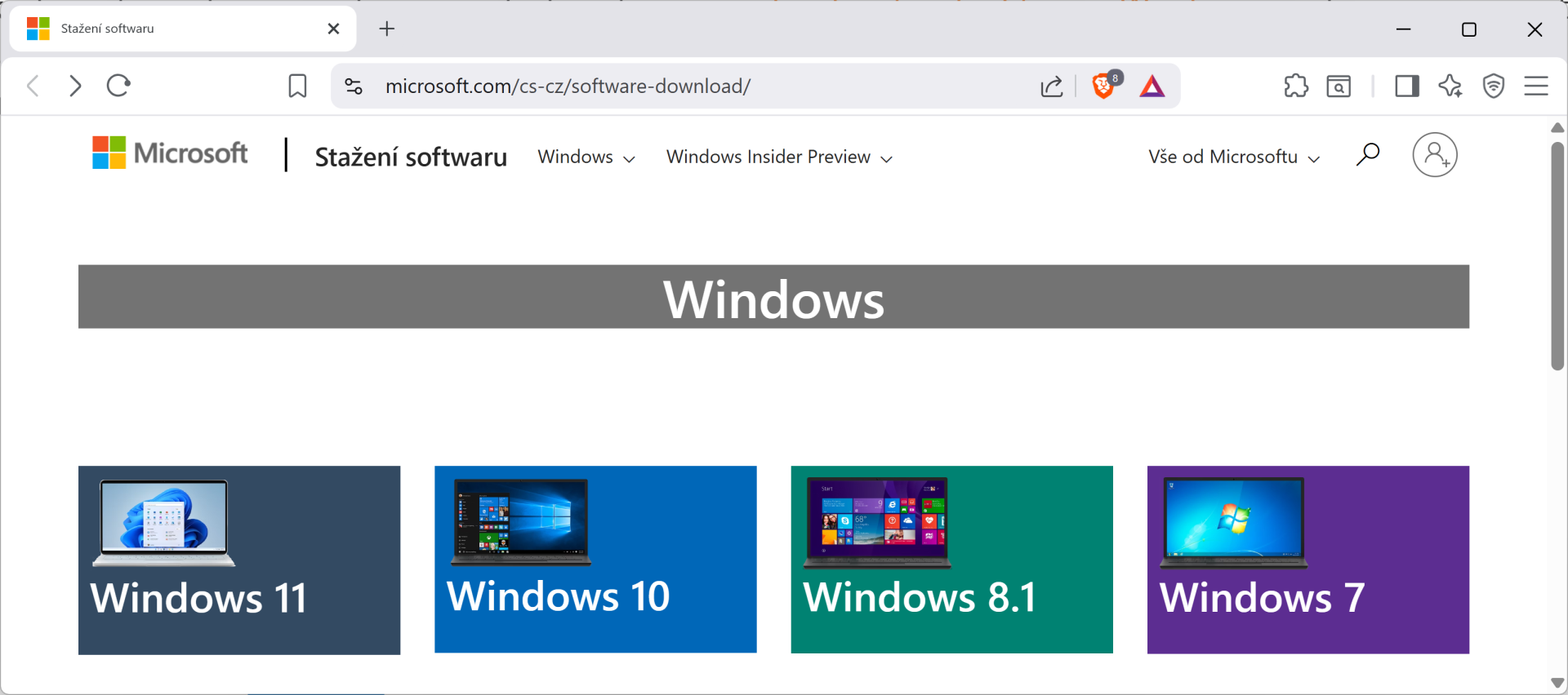 Výběr verze Windows - Základy Windows