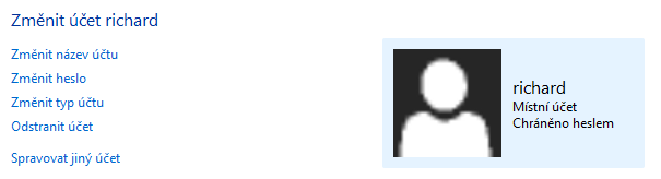 Odstranit účet Windows - Základy Windows