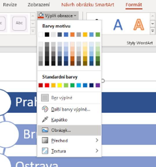 Výplň obrázku - Základy Microsoft PowerPoint