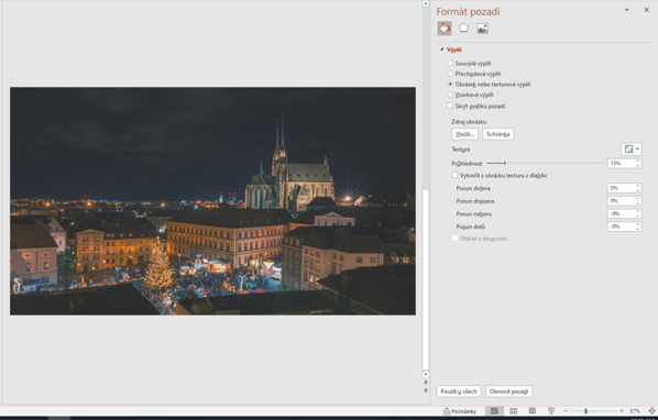 Formát pozadí - Základy Microsoft PowerPoint