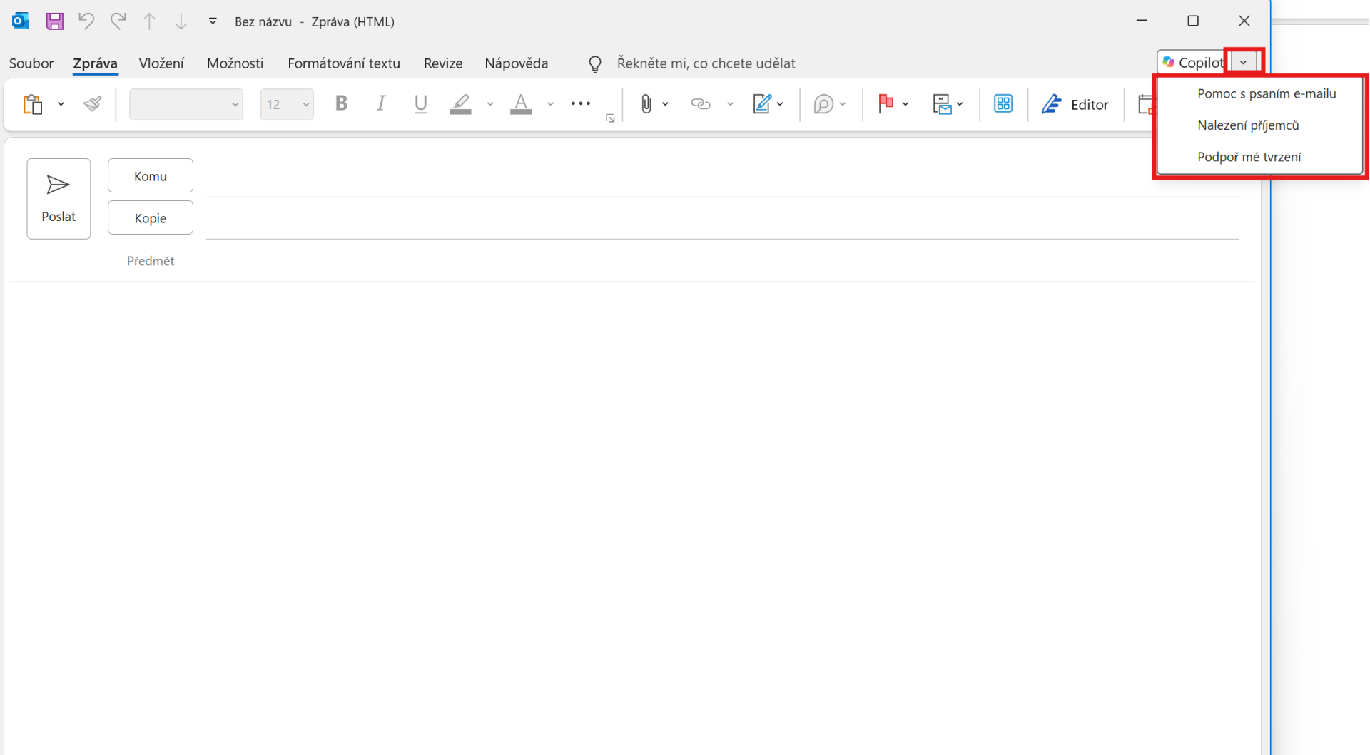 Outlook Classic – rychlé akce - Microsoft Outlook