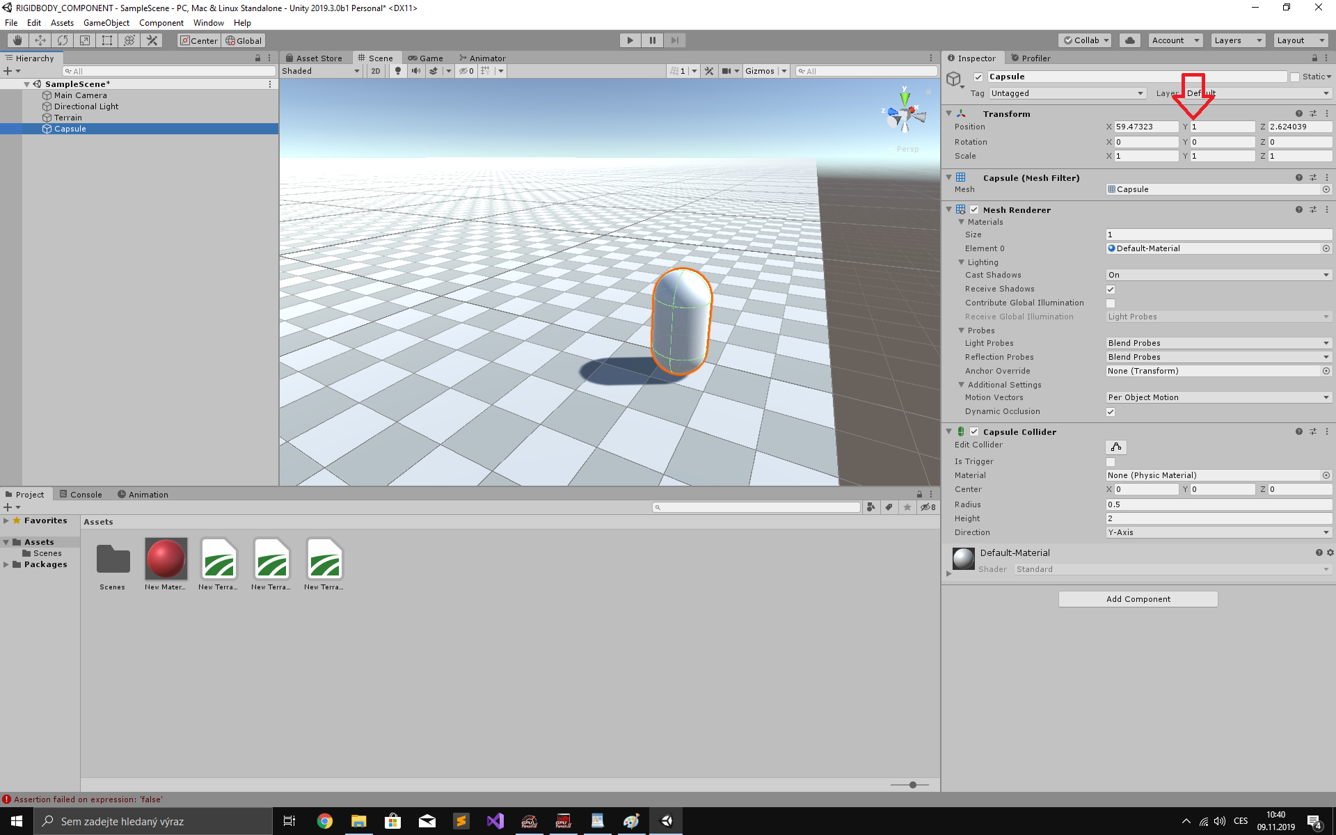 Hráč v 3D hře v Unity 3D - Tvorba 3D her v Unity