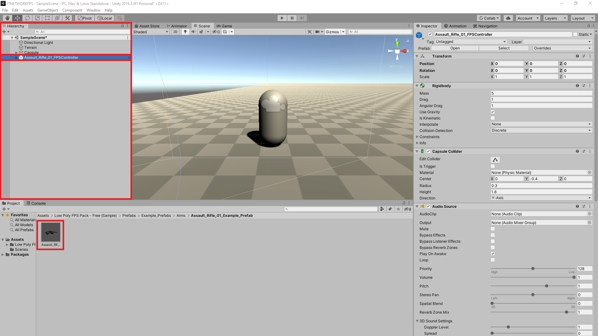 Tvorba 3D her v Unity