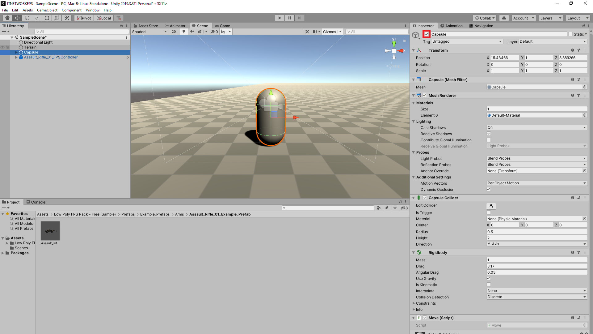 Tvorba 3D her v Unity