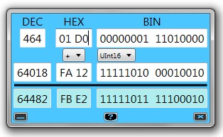 Programátorská kalkulačka - Zdrojákoviště C# .NET - Okenní aplikace WPF