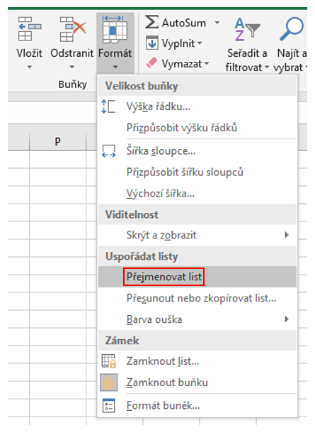 Základy Microsoft Excel