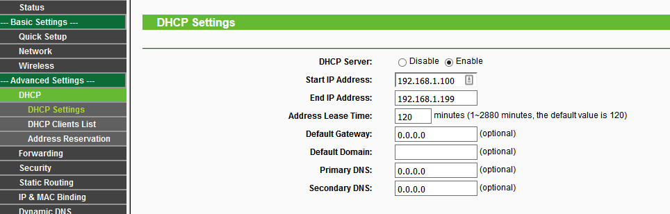 Konfigurace DHCP - Síťové technologie