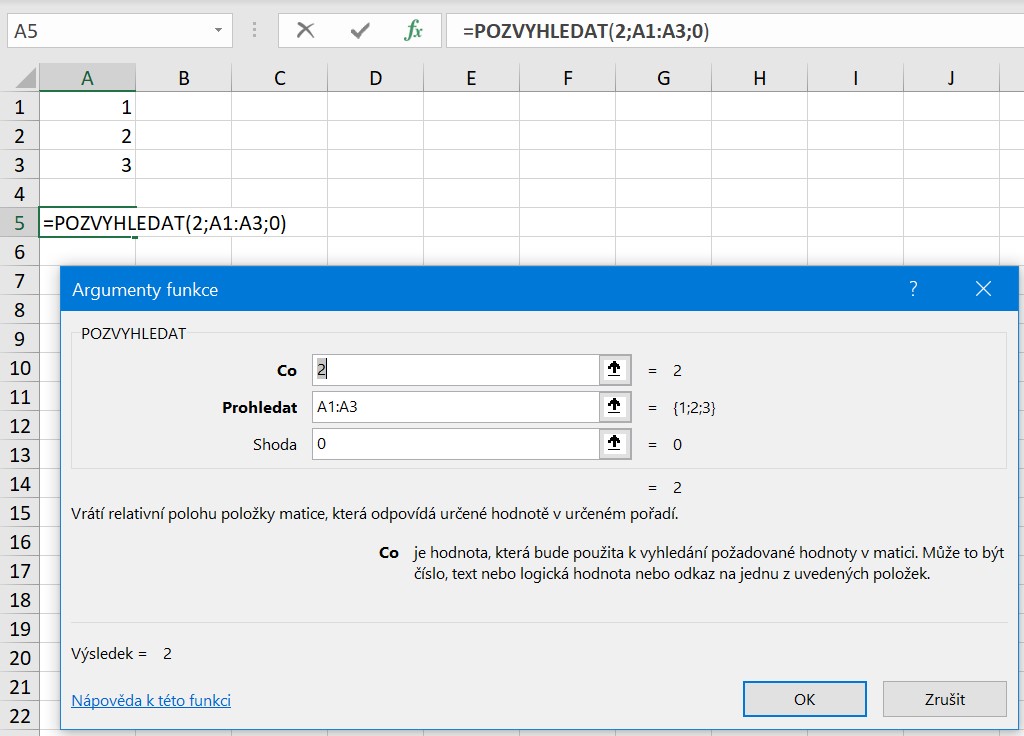 Funkce POZVYHLEDAT v Excelu - Microsoft Office