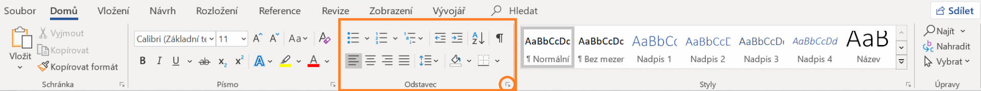 Základy Microsoft Word