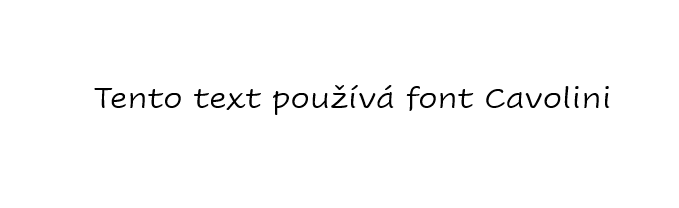 Ukázka textu s použitým fontem Cavolini - Základy Microsoft Word a Copilot