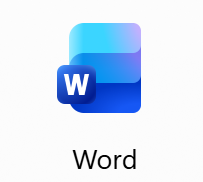 Ikona aplikace Microsoft Word v prostředí Microsoft 365 - Základy Microsoft Word a Copilot