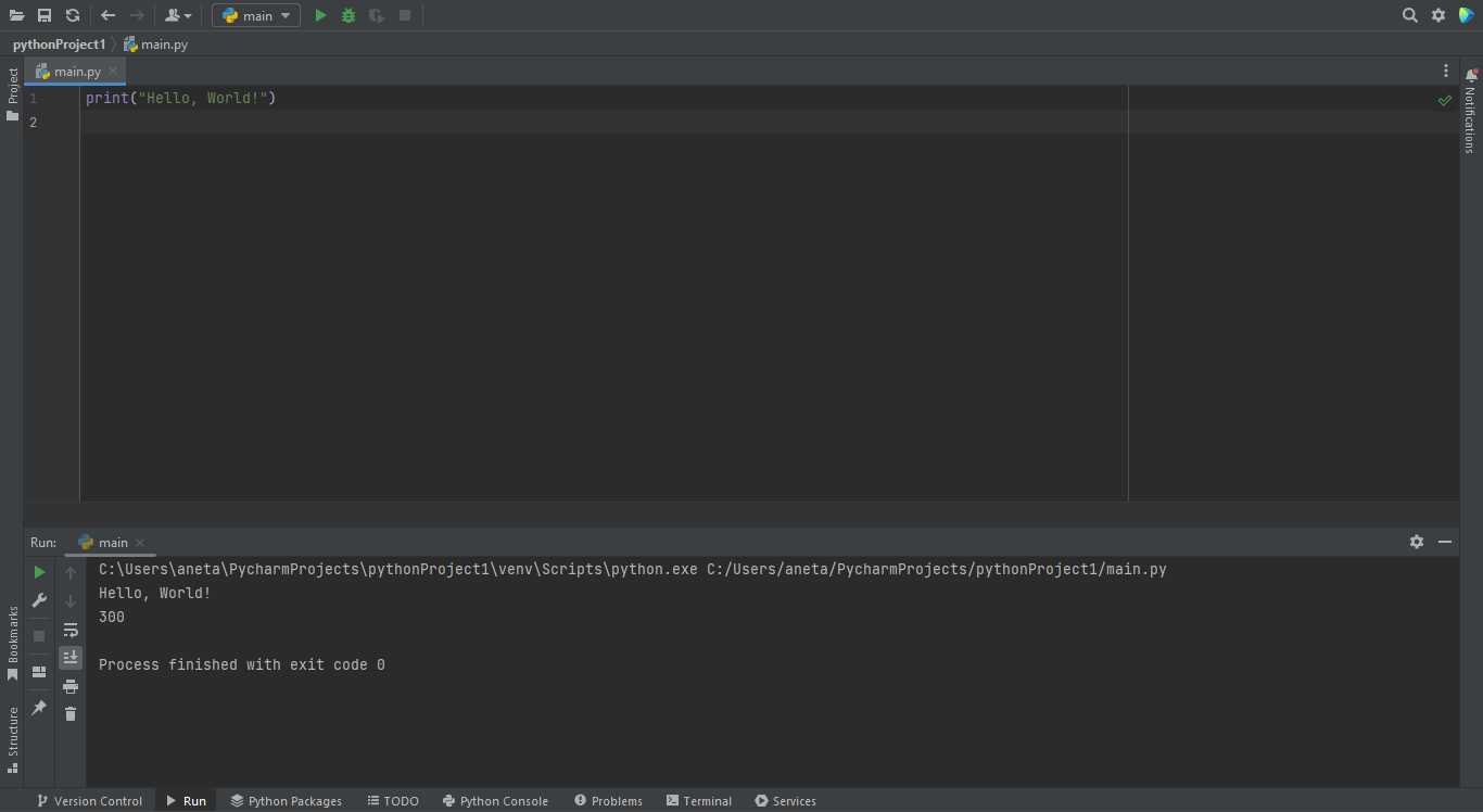 PyCharm - Pokročilá práce