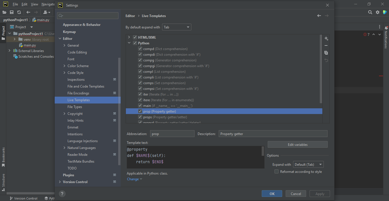 PyCharm - Pokročilá práce