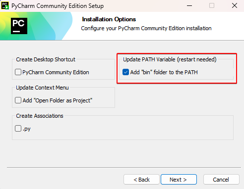 Nastavení PATH při instalaci PyCharmu - Základní konstrukce jazyka Python