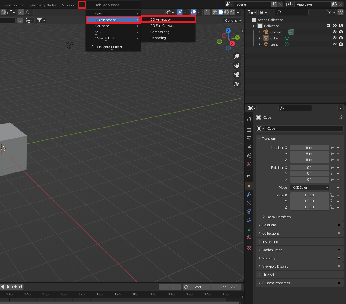 Blender animace