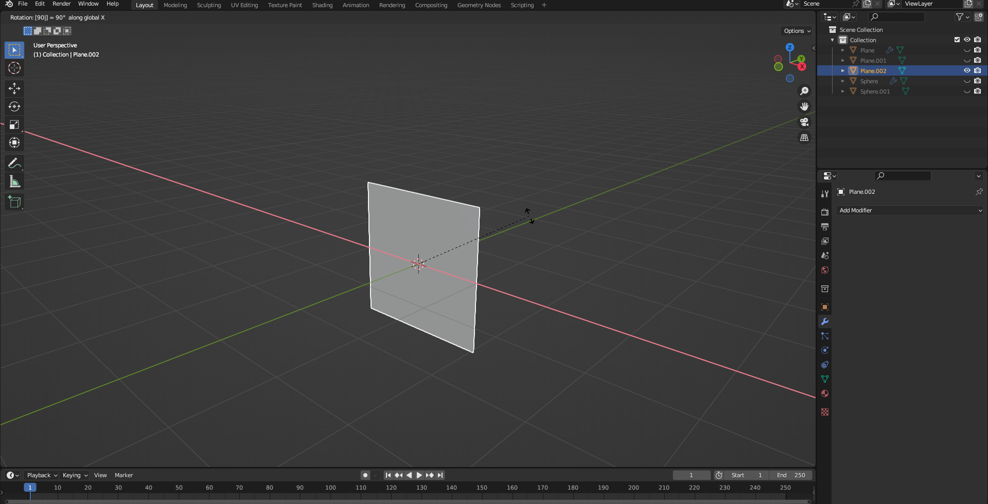 Rotace v Blenderu - Základy Blenderu