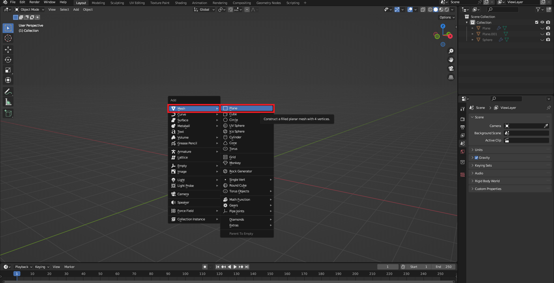Tvorba pouště v Blenderu - Základy Blenderu