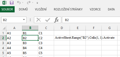 VBA pro Excel