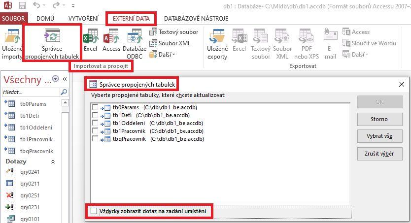 Microsoft Access pro pokročilé
