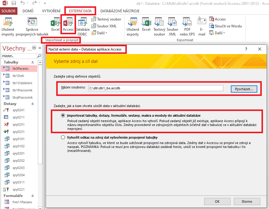 Microsoft Access pro pokročilé